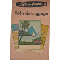 VINTAGE *NEW* 1970's Starflite Convertible Toat | Softside Luggage Red USA
