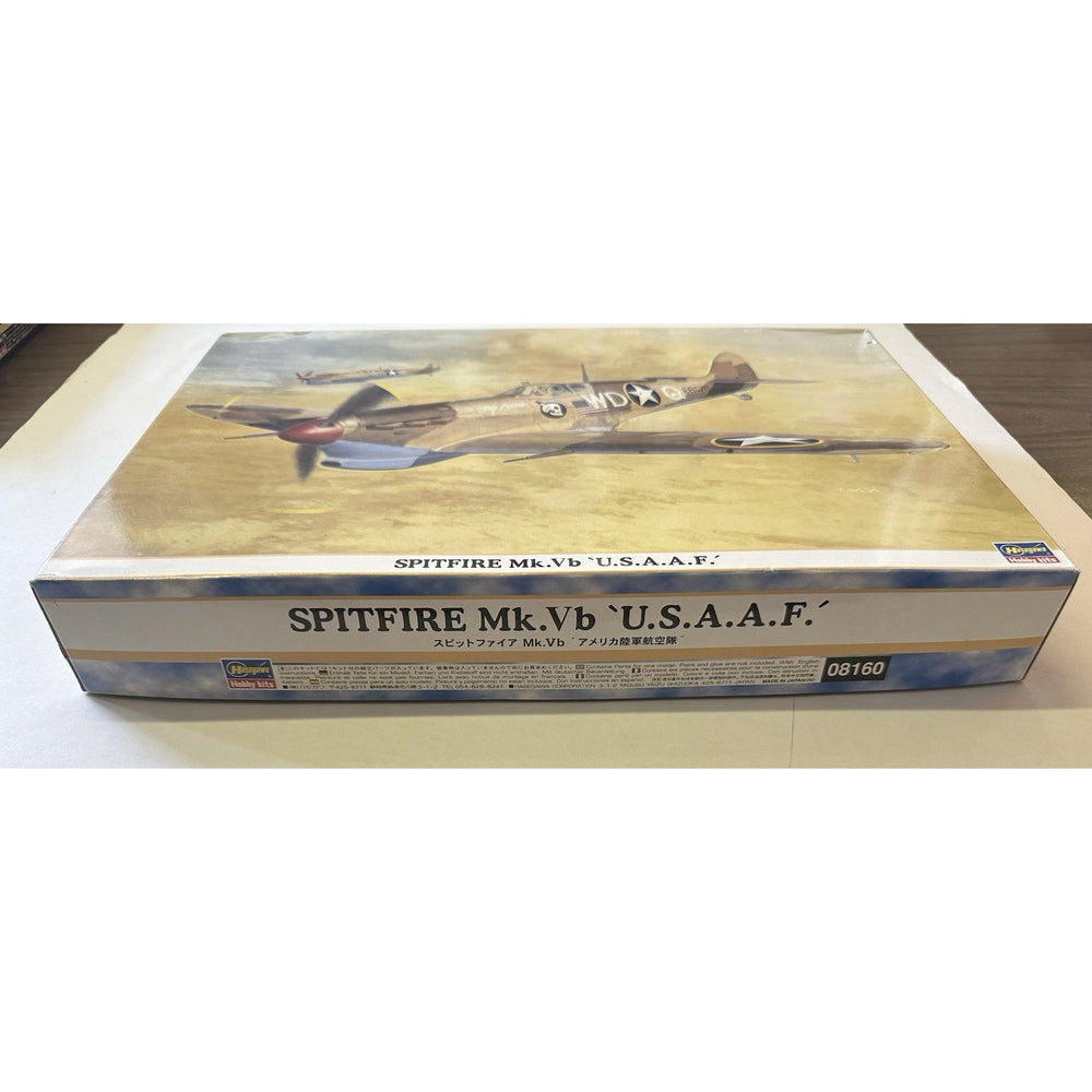 VINTAGE *NEW* Hasegawa Spitfire Mk.Vb ' USAAF ' Fighter 1:48 Scale Model Kit