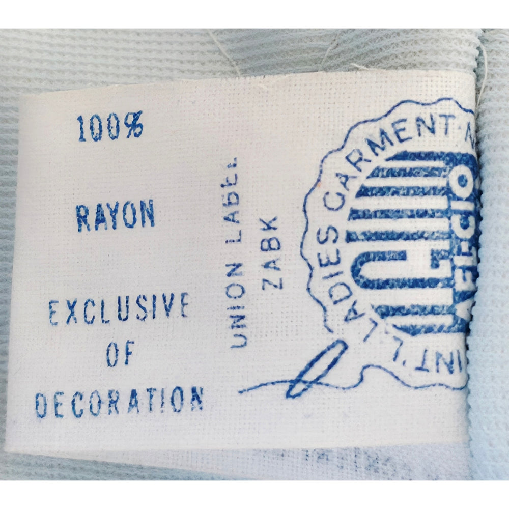 VINTAGE *NEW* 1960's Countess Layne Women's Light Blue Pajama Top Size S USA