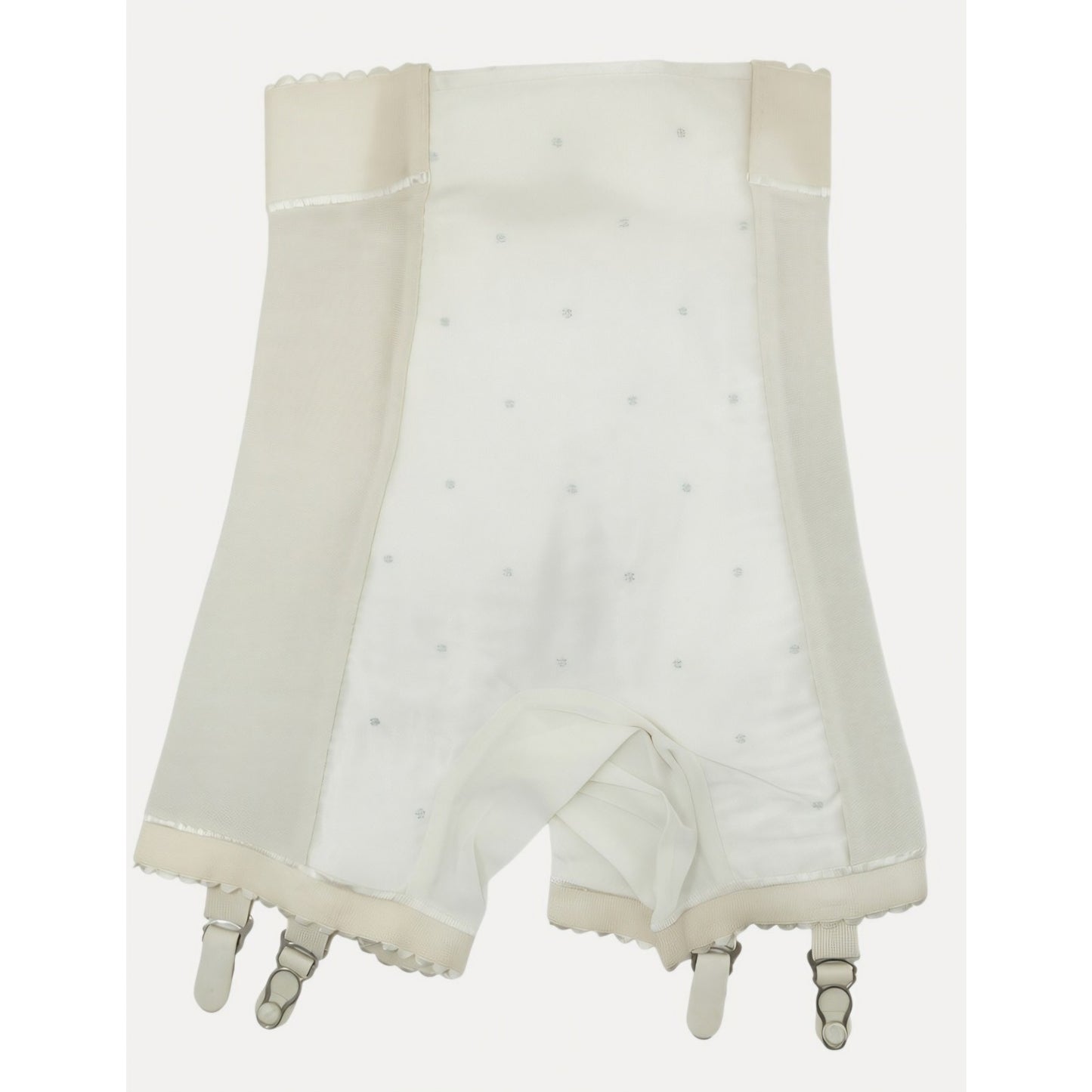 VINTAGE *NEW* 1960's Stephanie Women's Cream Shapewear with Garters Size S USA