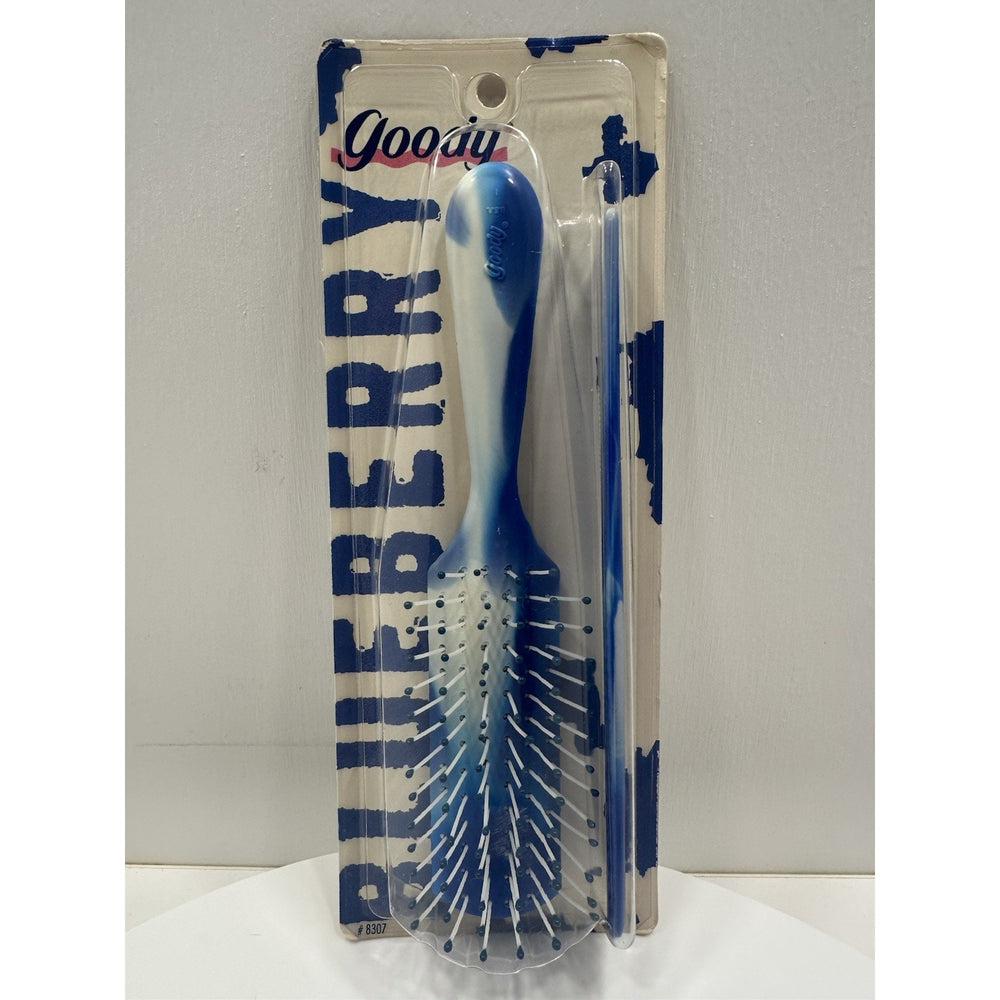 VINTAGE *NEW* 1990 Goody Brush & Comb Blueberry Matching Set