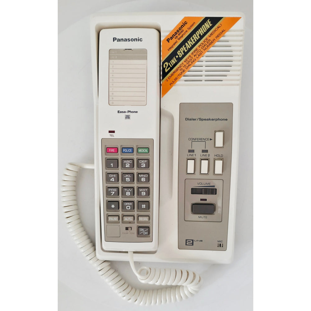 VINTAGE *NEW* 1980's Panasonic White Easa-Phone VA-8090 Telephone