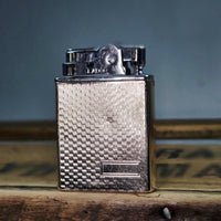 VINTAGE *NEW* 1950's Lador Silver Textured Lighter Japan