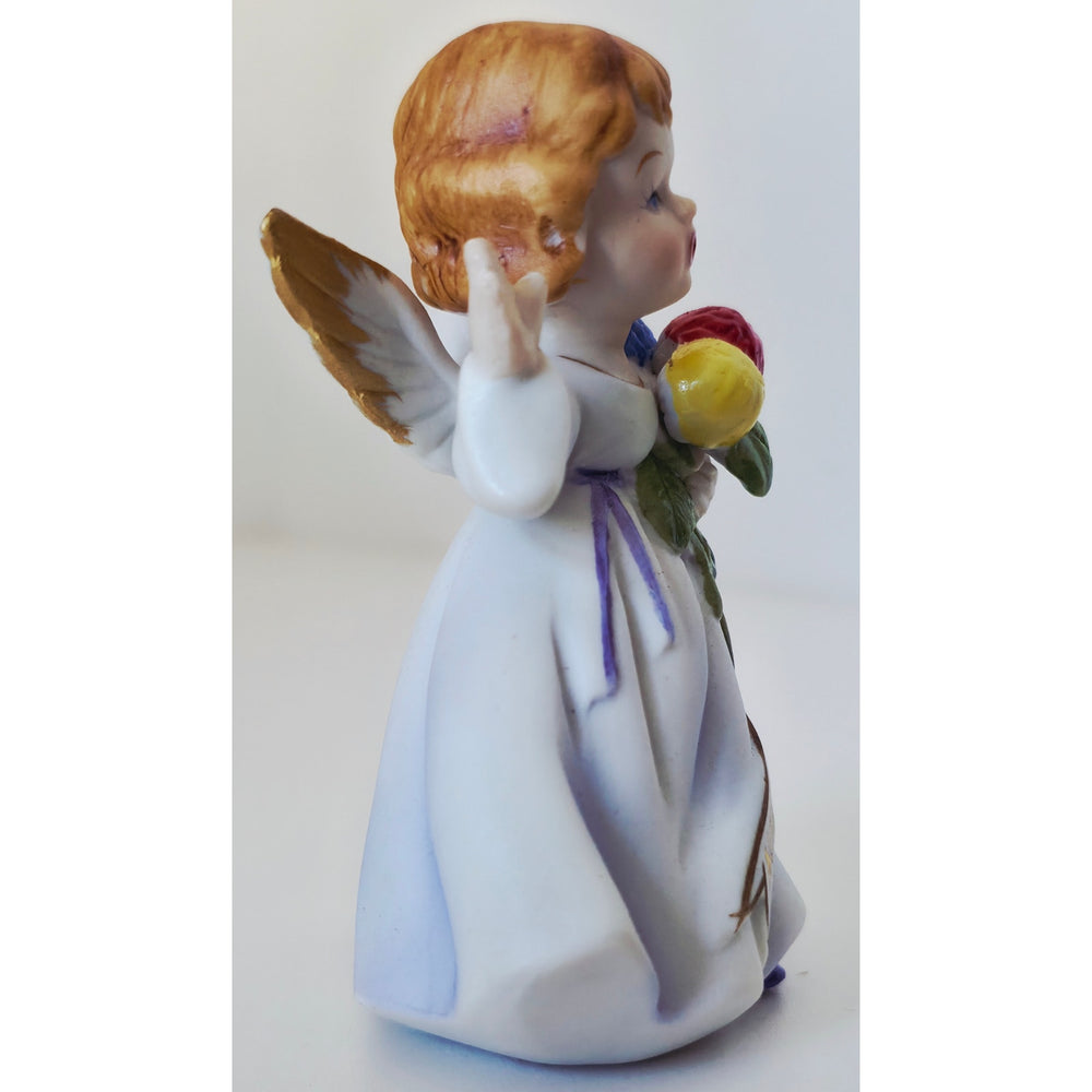 VINTAGE *NEW* 1960's November Girl Birthday Angel Figurine Porcelain 7C-42