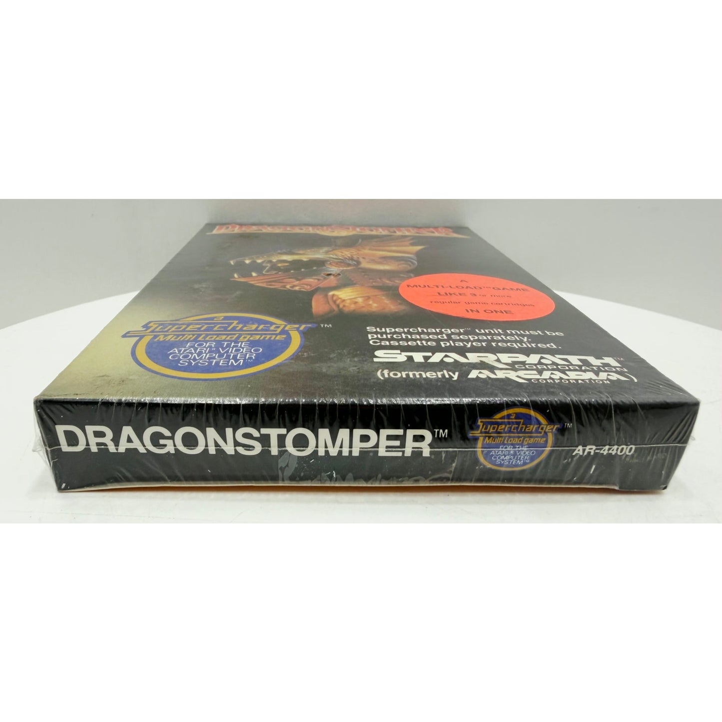 Atari 1982 Starpath DRAGONSTOMPER Game NOS Shrink-wrapped Unsold Dealer Stock