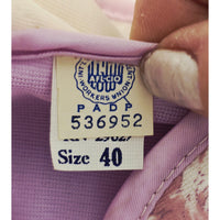 VINTAGE *NEW* 1960's ILGWU Women's Sleepwear Purple/Cream 2 Piece Size 40