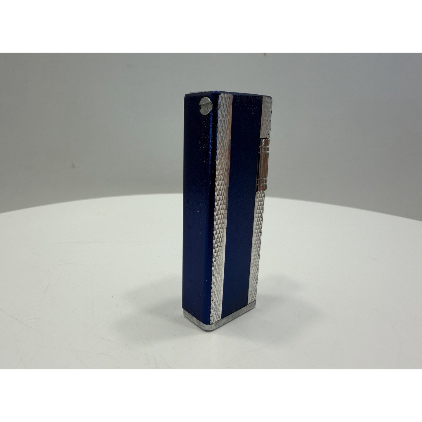 VINTAGE *NEW* 1950's Imperial Blue/Silver Super Lighter