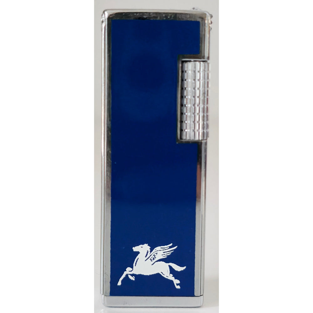VINTAGE *NEW* 1960's Blue Lighter with Pegasus in Original Box by Supreme USA