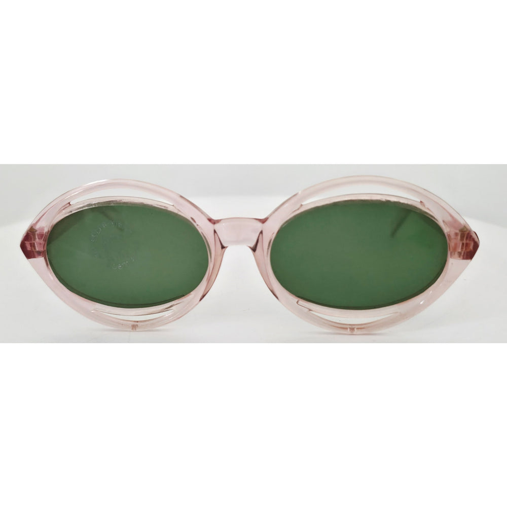 VINTAGE *NEW* 1970's Solarex Pink Frame with Gray Lens Sunglasses USA