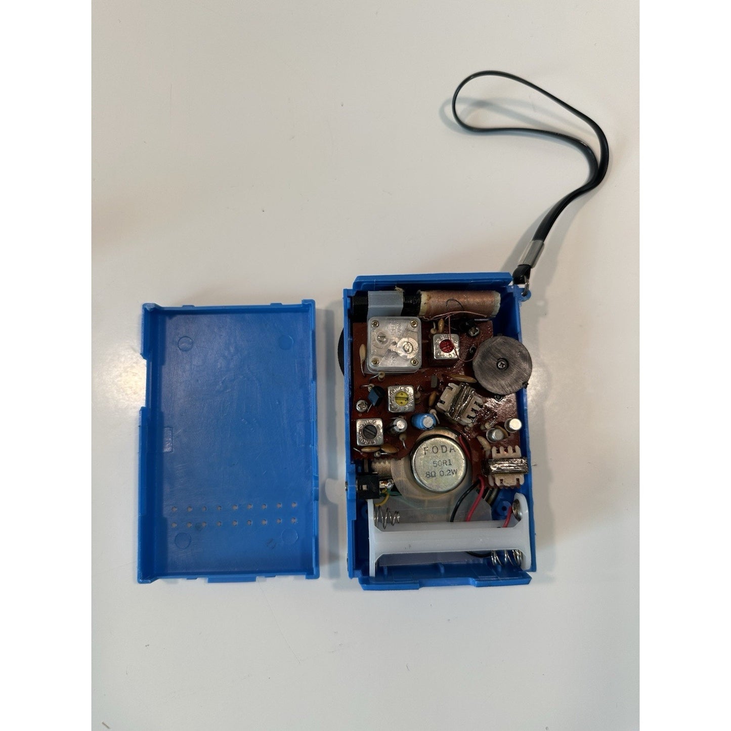 VINTAGE *NEW* Seiko GL-373 Blue Solid State Pocket Transistor Radio