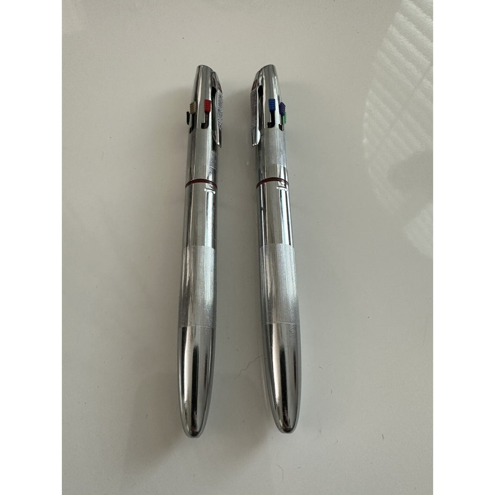 VINTAGE *NEW* 2 x Walker Colour 6-color Ball Point Pens Italy
