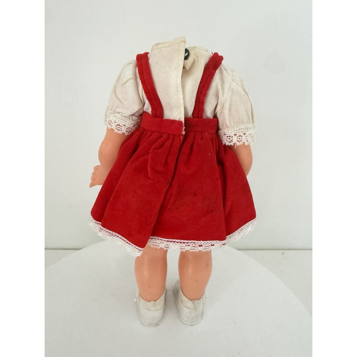 VINTAGE 1960's Headless Doll in Red Dress- Great Prop!
