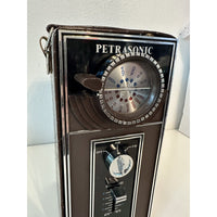 VINTAGE *NEW* 1970's Petrosonic Zoom Radio AM/FM Camera-like Brown Radio