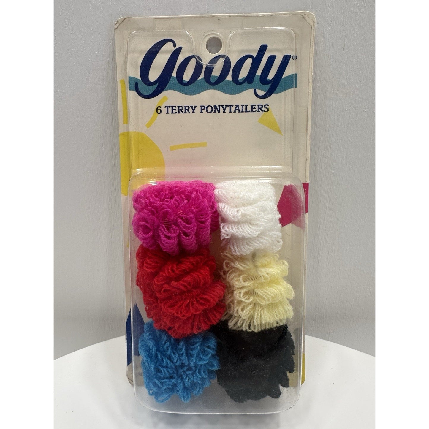 VINTAGE *NEW* 1989 Goody #6973 6 Terry Ponytailers