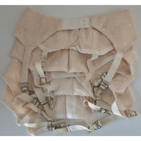 VINTAGE *NEW* 1960's MACBESS Women's Beige w/Flowers Garter Belt Size M Lot of 4