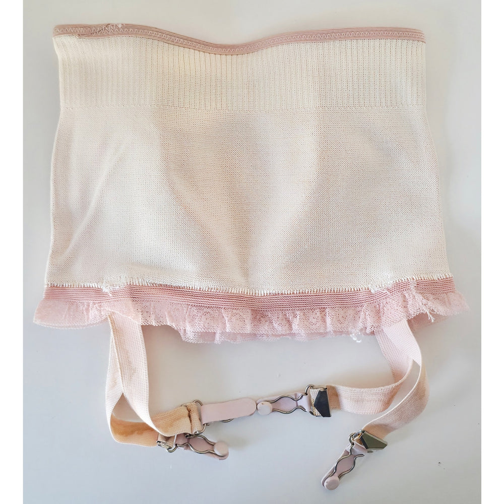 VINTAGE 1950's Women's Lt Pink Garter Belts Size M Lot of 7 New w/Imperfections