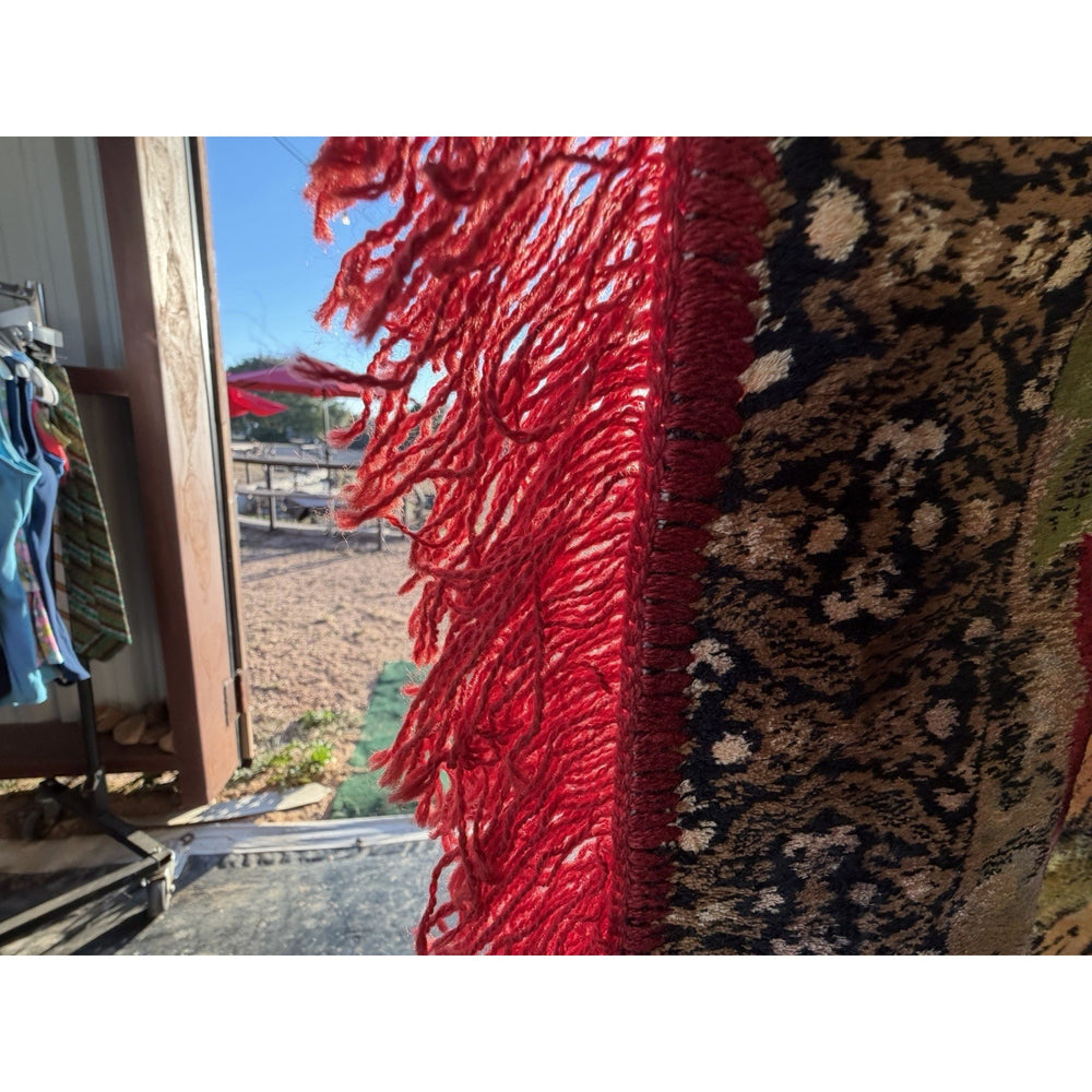 VINTAGE *PRISTINE* 1960's Tigers Velvet Tapestry