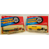 VINTAGE *NEW* 1981 Kidco Tough Wheels Pace Cabover & Long Haul Die-Cast Toys