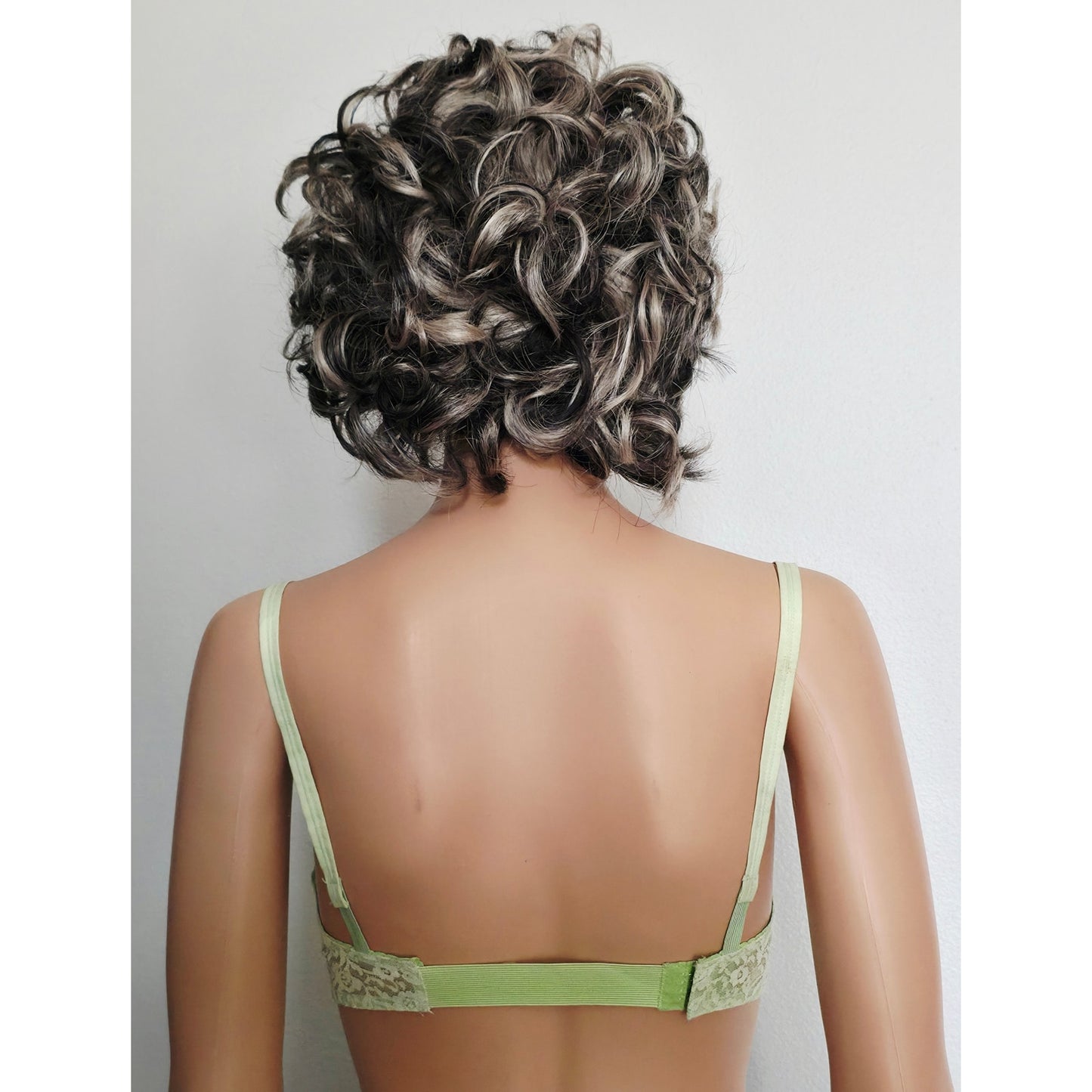 VINTAGE *NEW* 1960's Empire Foundation Women's Green Lace Push Up Bra Size 34A