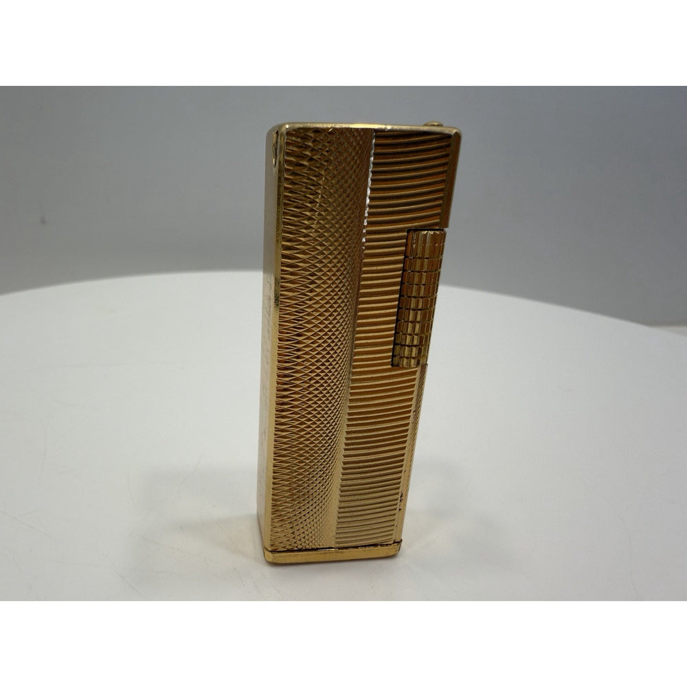 VINTAGE *NEW* 1950's Capri Gold Textured Super Lighter