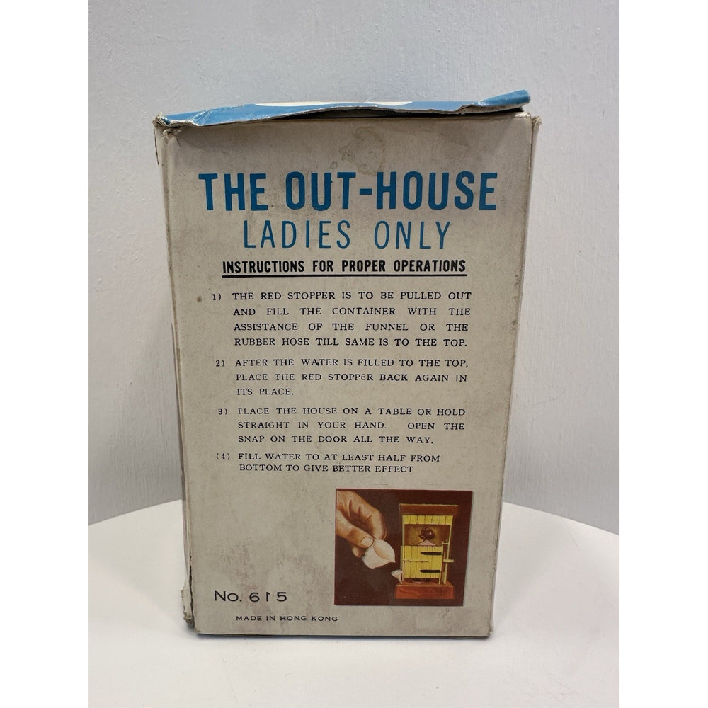 VINTAGE *NEW* 1960's The Ladies Outhouse Novelty Toy