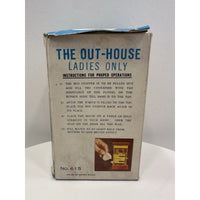 VINTAGE *NEW* 1960's The Ladies Outhouse Novelty Toy