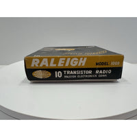 VINTAGE *NEW* 1960's MELTED Raleigh 10 Model#1008 Transistor Radio/High Sensitivity