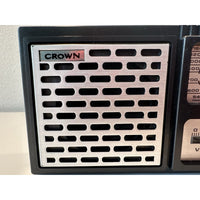 VINTAGE *NEW* Crown Transistor AM Pocket Radio Black British Design