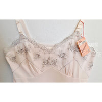 VINTAGE *NEW* 1960's Aristocraft Women's Light Pink w/Lace Slip Dress Size 34