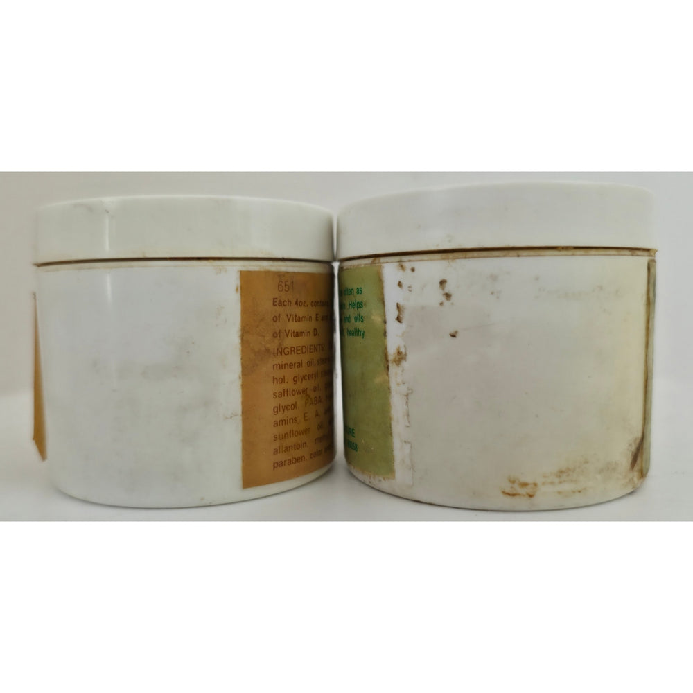 VINTAGE *NEW* 1970's Cocoa Butter & Avocado Moisturizing Cream 4oz Each Set of 2