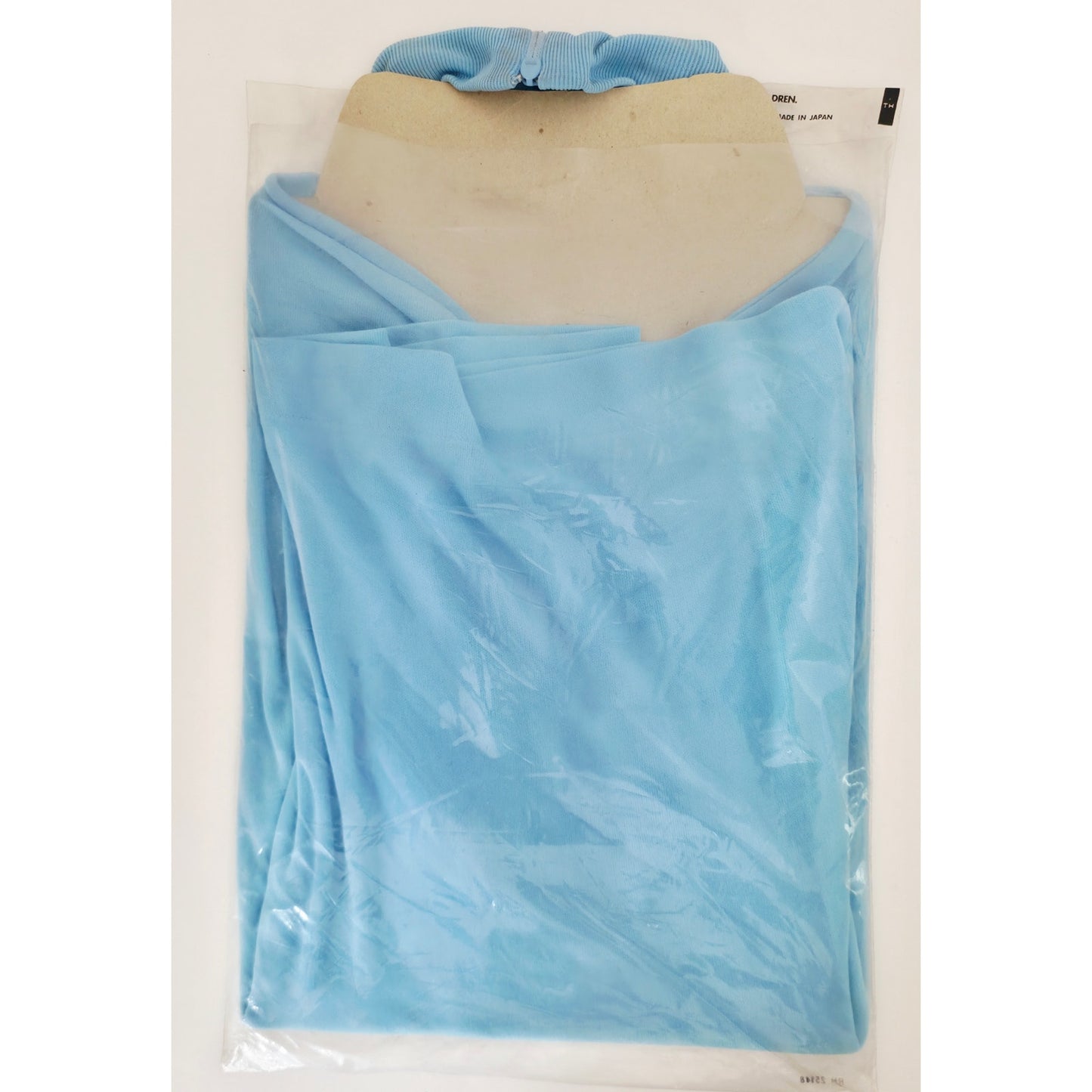 VINTAGE *NEW* 1960's Women's Light Blue Long Sleeve Mock Neck 100% Nylon Size M