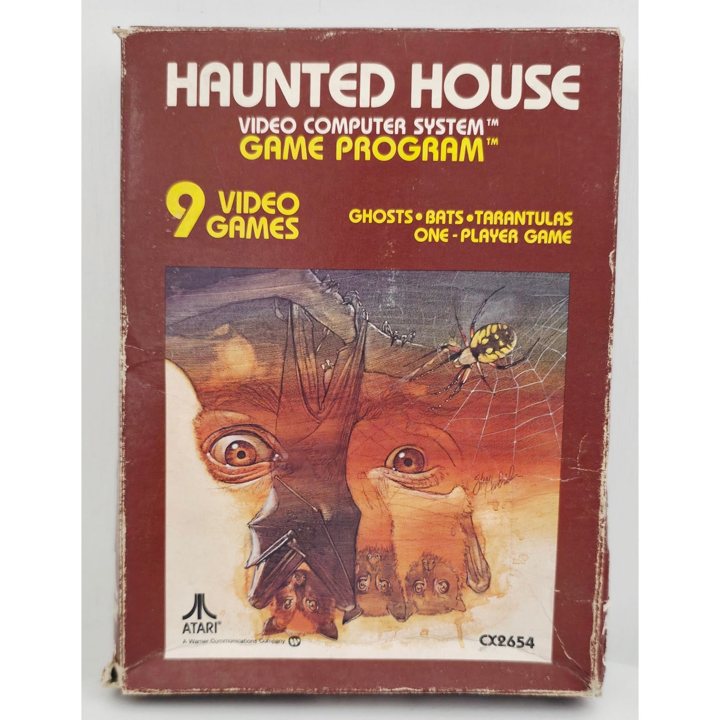 Atari 1981 Haunted House Video Game NOS Open Box with Wear Unsold Dealer Stock