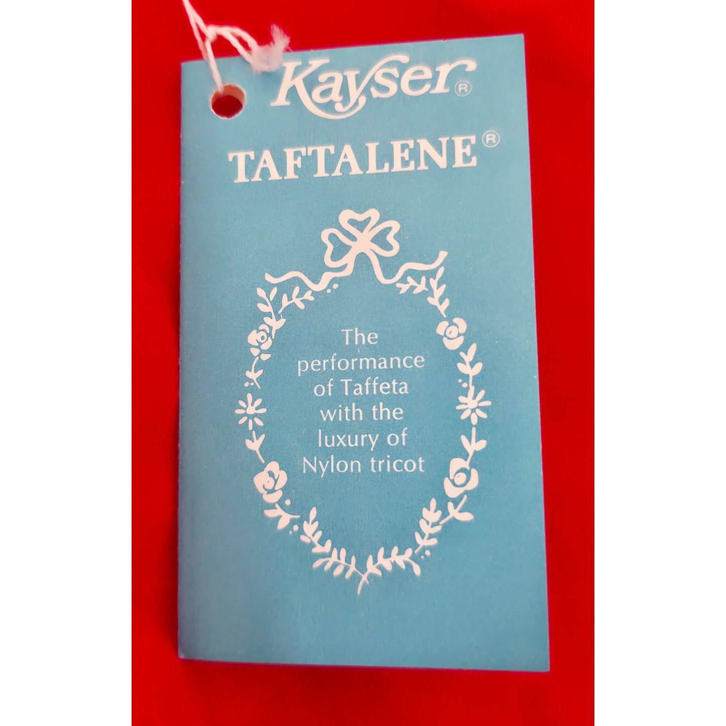 VINTAGE *NEW* 1960's Kayser Women's Red Slip 100% Nylon TRICOT Size 36 Medium