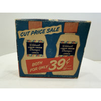 VINTAGE *NEW* 1950’s Wild Root Liquid Cream Lanolin Shampoo 2 in 1 Combo Pack
