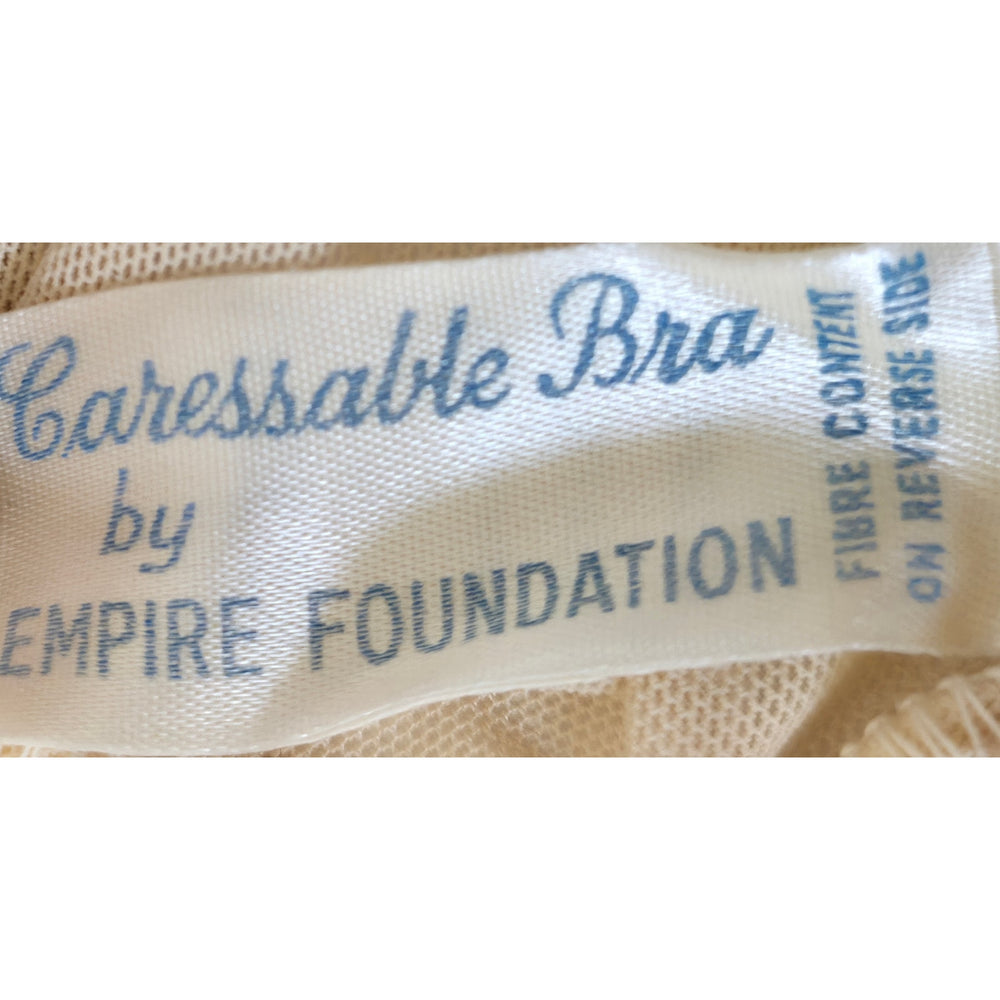 VINTAGE *NEW* 1960's Women's Empire Foundation Cream w/Lace Girdle Garter Size L