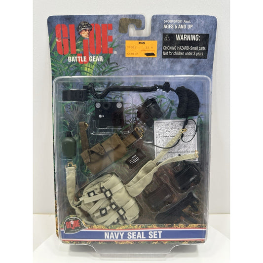 VINTAGE *NEW* 1999 GI Joe Battle Gear Navy Seal Set