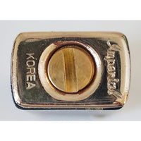 VINTAGE *NEW* 1950's Imperial Black and Gold Butane Lighter