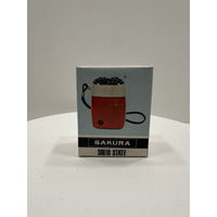 VINTAGE *NEW* 1970's Sakura FS-19 Solid State Micro Transistor Radio Red/Black