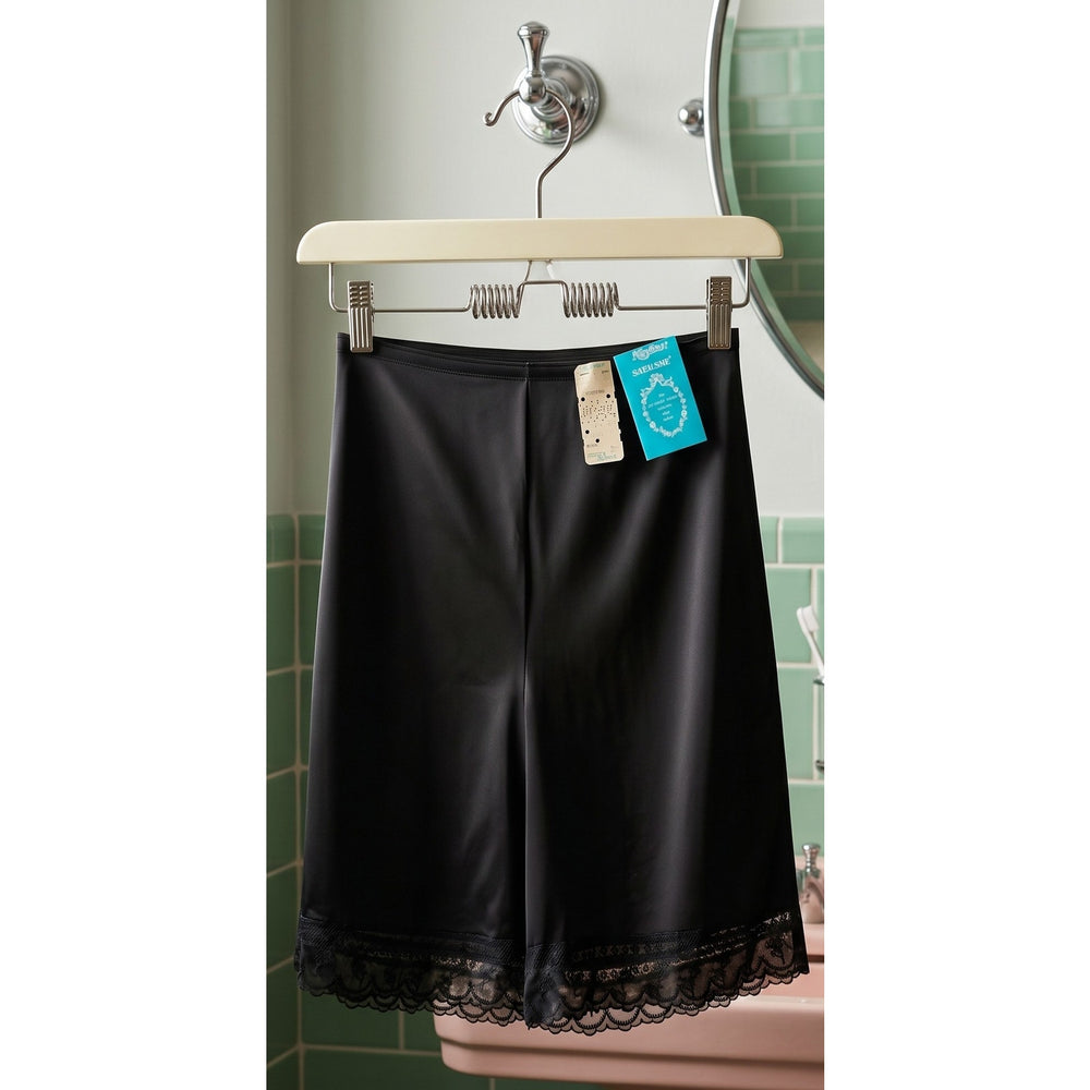VINTAGE *NEW* 1960's Kayser Women's Black Bloomers | Panties Size S USA