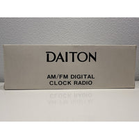 VINTAGE *NEW* 1970's DAITON Space Age Analog am/fm Clock Radio