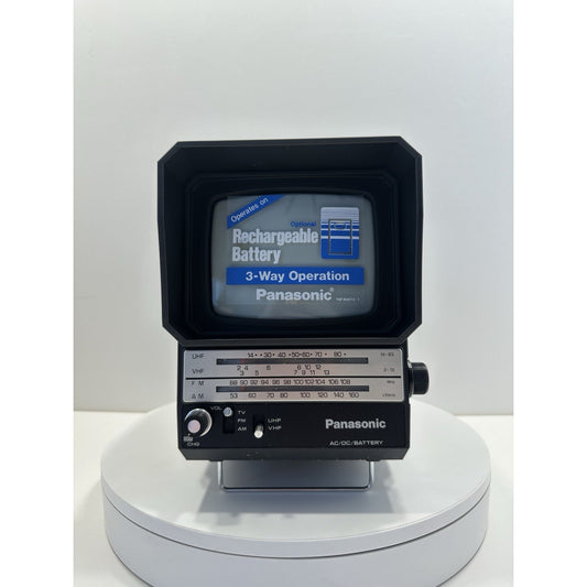 VINTAGE *NEW* 1981 Panasonic TR-5041P Portable TV Radio AM/FM Japan