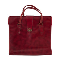 VINTAGE *NEW* 1970's Burgundy Vinyl Briefcase | Attache | Document Travel Bag