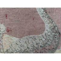 VINTAGE *PRISTINE* 1960's Royal Peacock French Velvet Tapestry