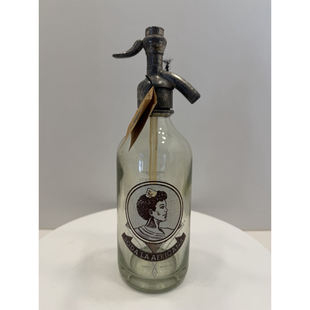 VINTAGE *PRISTINE* Art Thang Soda 'La Africana Decanter Argentina
