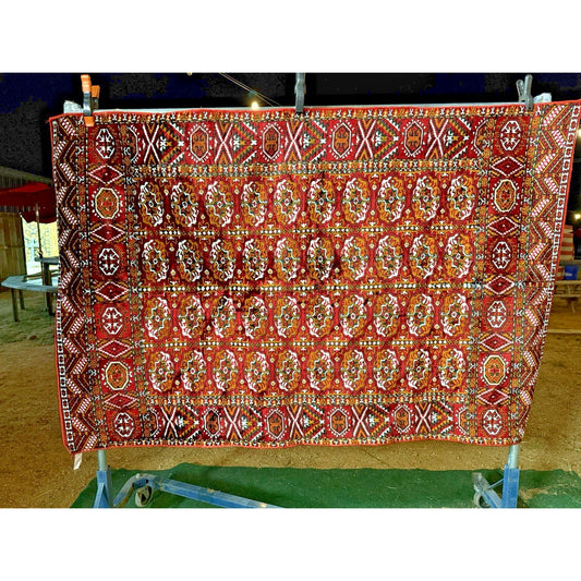 VINTAGE *PRISTINE* 1960's Patterned Labanese Velvet Tapestry