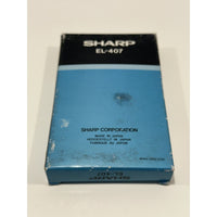 VINTAGE *NEW* Sharp Elsimate EL-407 Electronic Calculator