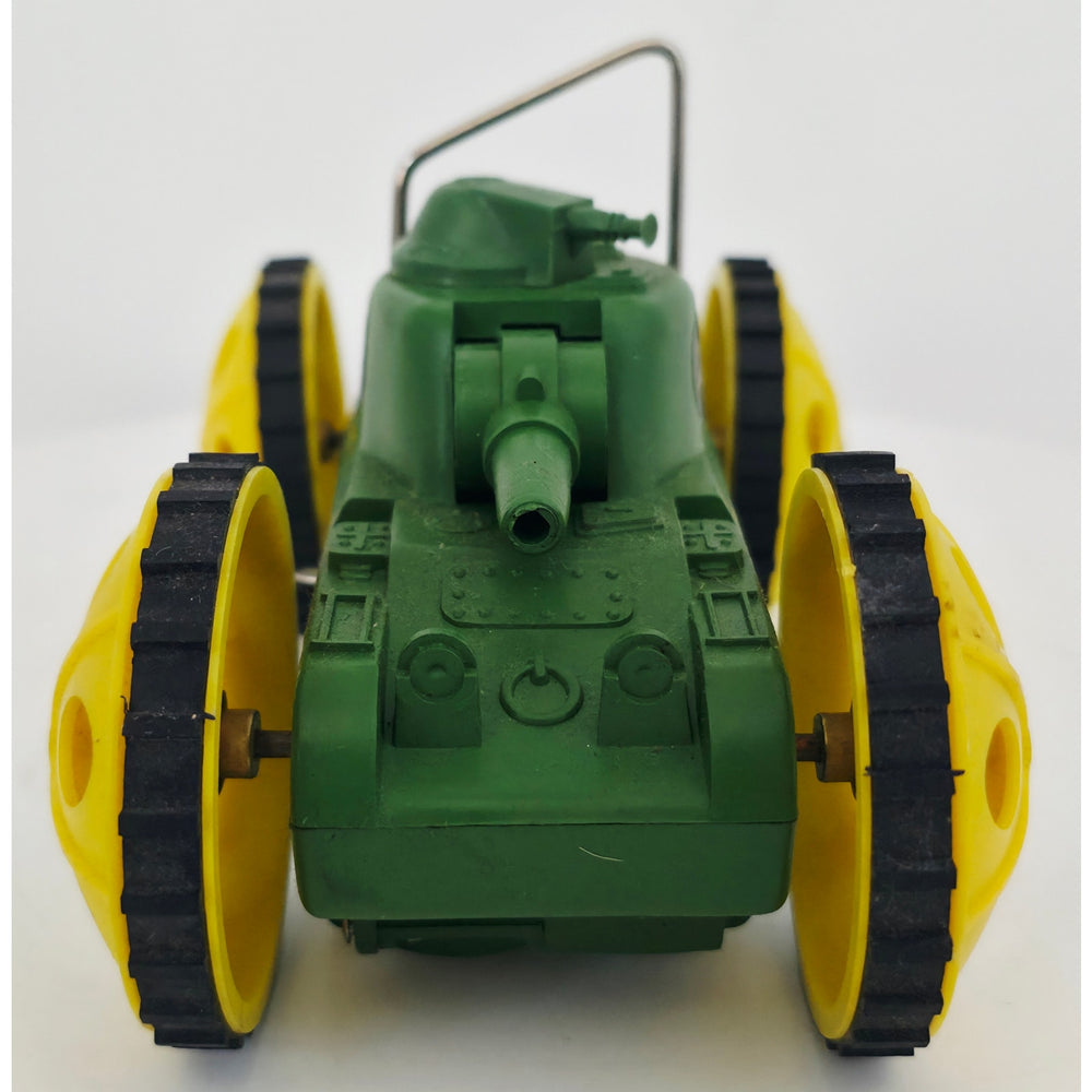 VINTAGE *PRISTINE* 1970's Green Electronic Toy Tank