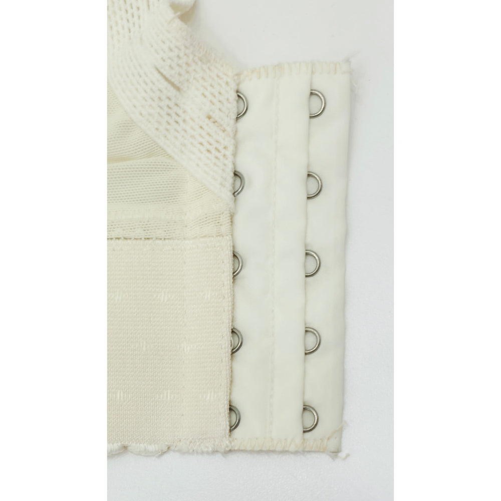 VINTAGE *PRISTINE* 1960's Women's Sheer Cream Bustier Top | Bra Size 42C
