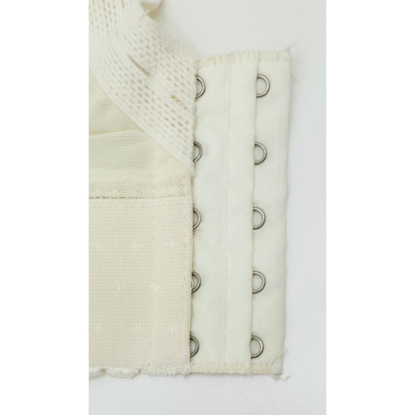 VINTAGE *PRISTINE* 1960's Women's Sheer Cream Bustier Top | Bra Size 42C
