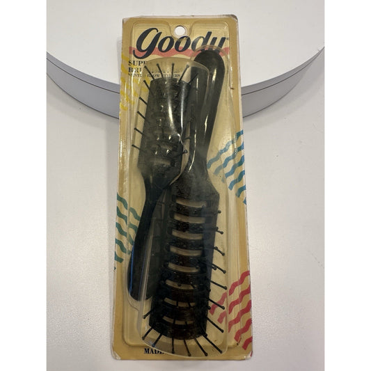 VINTAGE *NEW* 1989 Goody #8332 Supra-Lite Brushmates Vented Set - Black